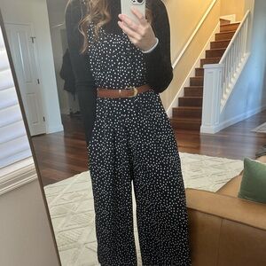 Nash Dot Jumpsuit by Roolee